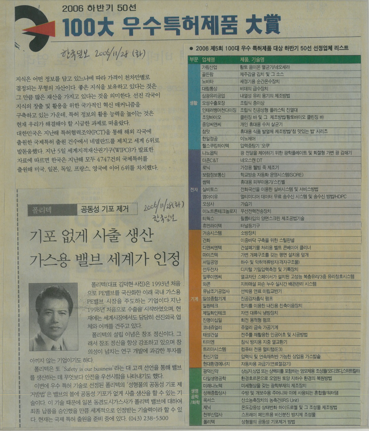 2006년 신문기사